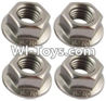 Wltoys A979-B M3 Flange nuts(4PCS) For Wltoys A979-B Rc Car Parts,High speed 1:18 Scale 4wd,2.4G A979-B rc racing car Parts,On Road Drift Racing Truck Car Parts