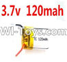 Wltoys A999 Battery parts,3.7v 120mah battery for Wltoys L929 L939 2019 A989 A999 Mini Rc Car