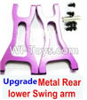 Wltoys K929-B Upgrade Metal Rear lower Swing arm,Lower Suspension Arm(2pcs)-Purple