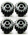 Wltoys K929-B Upgrade Steel motor Gear(4pcs)-0.7 Modulus-Black-27 Teeth
