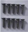 Wltoys K929-B A949-48 Countersunk head self-tapping screws-M2X9.5(10PCS)