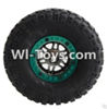 Wltoys 10428 Whole wheel unit(1pcs)-(Inlucde the Wheel Hub,Tire lether,Tire positioning ring)-(Diameter-110mm,Thickness-35mm,12mm hexagonal engagement) For Wltoys K949 RC Car Parts
