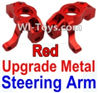 Wltoys 10428 Upgrade Parts-Upgrade Metal Steering arm-Red-2pcs-K949-11,Wltoys 10428 RC Car Parts,High speed 1:10 Scale 4wd,10428 Electric Power On Road Drift Racing Truck Car Parts
