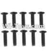 Wltoys 10428 Parts-A929-60 Countersunk head inner hexagon Screws-M3X16-Black zinc plated(10PCS)-K949-112,Wltoys 10428 RC Car Parts,High speed 1:10 Scale 4wd,10428 Electric Power On Road Drift Racing Truck Car Parts