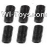 Wltoys 10428 Parts-Jimi screws-M3X8-Black zinc plated(6PCS)-K949-119 A929-85,Wltoys 10428 RC Car Parts,High speed 1:10 Scale 4wd,10428 Electric Power On Road Drift Racing Truck Car Parts