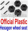 Wltoys 10428 Parts-12MM Hexagon wheel seat,Tire adapter(4pcs)-K949-12,Wltoys 10428 RC Car Parts,High speed 1:10 Scale 4wd,10428 Electric Power On Road Drift Racing Truck Car Parts