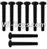 Wltoys 10428 Parts-Pan head inner hexagon Screws-M3X21-Black zinc plated-M3X25(8PCS)-K949-127 K939-62 ,Wltoys 10428 RC Car Parts,High speed 1:10 Scale 4wd,10428 Electric Power On Road Drift Racing Truck Car Parts