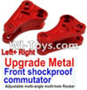 Wltoys 10428 Upgrade Parts-Upgrade Metal Front shockproof commutator(Left and Right)-Red-K949-14,Wltoys 10428 RC Car Parts,High speed 1:10 Scale 4wd,10428 Electric Power On Road Drift Racing Truck Car Parts