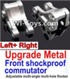 Wltoys 10428 Upgrade Parts-Upgrade Metal Front shockproof commutator(Left and Right)-Silver-K949-14,Wltoys 10428 RC Car Parts,High speed 1:10 Scale 4wd,10428 Electric Power On Road Drift Racing Truck Car Parts