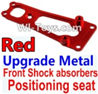 Wltoys 10428 Upgrade Parts-Upgrade Metal Front Shock absorbers Positioning seat-Red-K949-16,Wltoys 10428 RC Car Parts,High speed 1:10 Scale 4wd,10428 Electric Power On Road Drift Racing Truck Car Parts