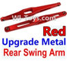 Wltoys 10428 Upgrade Parts-Upgrade Metal Rear Swing Arm-Red-2pcs-K949-29,Wltoys 10428 RC Car Parts,High speed 1:10 Scale 4wd,10428 Electric Power On Road Drift Racing Truck Car Parts