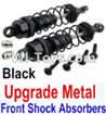 Wltoys 10428 Upgrade Parts-Upgrade Metal Front Shock Absorbers(2pcs)-Black-K949-36,Wltoys 10428 RC Car Parts,High speed 1:10 Scale 4wd,10428 Electric Power On Road Drift Racing Truck Car Parts