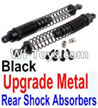 Wltoys 10428 Upgrade Parts-Upgrade Metal Rear Shock Absorbers(2pcs)-Black-K949-37,Wltoys 10428 RC Car Parts,High speed 1:10 Scale 4wd,10428 Electric Power On Road Drift Racing Truck Car Parts