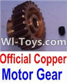 Wltoys 10428 Parts-59-01 Official Copper Motor Gear-K949-59,Wltoys 10428 RC Car Parts,High speed 1:10 Scale 4wd,10428 Electric Power On Road Drift Racing Truck Car Parts