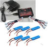 Wltoys 10428 Upgrade Parts-Upgrade charger and Balance charger & 2200mah battery(6pcs) & Upgrade 1-to-3 wire(2pcs),Wltoys 10428 RC Car Parts,High speed 1:10 Scale 4wd,10428 Electric Power On Road Drift Racing Truck Car Parts