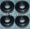 Wltoys 10428 Parts-Bearing(5X13X4)-4pcs-K949-83,Wltoys 10428 RC Car Parts,High speed 1:10 Scale 4wd,10428 Electric Power On Road Drift Racing Truck Car Parts