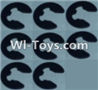 Wltoys 10428 Parts-2E Shape Buckle(8pcs)-K949-85,Wltoys 10428 RC Car Parts,High speed 1:10 Scale 4wd,10428 Electric Power On Road Drift Racing Truck Car Parts