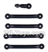 Wltoys K959 Pull Rod(total 5pcs) For WLtoys K959 1/12 1:12 RC Drift Car Parts desert Off Road Buggy parts