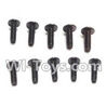 Wltoys K959 Round Head Screw PWA Screw 2.5x6mm(10pcs) For WLtoys K959 1/12 1:12 RC Drift Car Parts desert Off Road Buggy parts