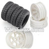 Wltoys K969 Rally tire-4pcs-(27.5X8.5mm) & Wheel hub(4pcs)