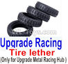 Wltoys K999 Upgrade Racing Tire lether(4pcs)-Can only match the Upgrade Metal Racing Hub