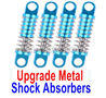 Wltoys K999 Upgrade Metal Shock Absorbers(4pcs)-Blue