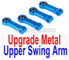 Wltoys K999 Upgrade Metal Upper Swing Arm(4pcs)-Blue