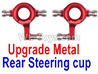 Wltoys K999 Upgrade Metal Rear Steering Cup(2pcs)-Red