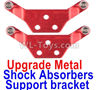 Wltoys K999 Upgrade Metal Shock Absorbers Support bracket(2pcs)-Red