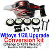 Wltoys K999 Upgrade Conversion kit-Upgrade K979 Version-Red Color,Be suit for All Wltoys 1/28 Wltoys Car