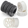 Wltoys K979 Rally tire-4pcs-(27.5X8.5mm) & Wheel hub(4pcs)