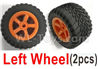 Wltoys L209 Spare Parts-21-02 1548 Left Wheel unit(2 set)-Orange,Wltoys L209 Rc Car Spare Parts Replacement Accessories,1:10 L209 RC Racing Car Trcuk parts