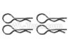 Wltoys L209 Spare Parts-24 K939-49 R-shape Pin,Vehicle housing clip(4pcs)-1x22.1mm,Wltoys L209 Rc Car Spare Parts Replacement Accessories,1:10 L209 RC Racing Car Trcuk parts