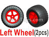 Wltoys L219 Spare Parts-11-02 1554 Left Wheel unit(2 set)-Red,Wltoys L219 Rc Car Spare Parts Replacement Accessories,1:10 L219 RC Racing Car Trcuk parts