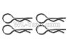 Wltoys L219 Spare Parts-12 K939-49 R-shape Pin,Vehicle housing clip(4pcs)-1x22.1mm,Wltoys L219 Rc Car Spare Parts Replacement Accessories,1:10 L219 RC Racing Car Trcuk parts