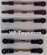 Wltoys L323 Front Upper Bar (Lenght-77mm)-2pcs & Steering Lever (75.5mm)-2pcs & Rear upper bar (length-71mm)-2pcs,Wltoys L323 Rc Car Spare Parts Replacement Accessories,Wltoys 1/10 Scale 4wd,2.4G L323 rc racing car Parts,On Road Drift Racing Tr