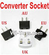 Wltoys L323 Standard Adapter Universal Converter Socket(You can shoose AU,US,EU,UK Version)