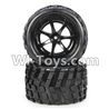 Wltoys L979 L222 RC Buggy Rear Tire(2pcs)