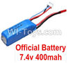 Wltoys P929 RC Batteries,WLtoys 7.4V 400mAh For WLtoys P929 1:28 rc Drift Car Parts P929 RC desert Off Road Buggy parts