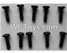 Wltoys P949 P949-25 Round Head self-tapping Screws(10pcs)-M3X10,Wltoys P949 RC Tractor Car Spare Parts Replacement Accessories,1:10 Scale 4wd P949 RC Tractor Truck parts,RC Tractor Racing car Parts