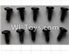 Wltoys P949 P949-35 Round Head self-tapping Screws(10pcs)-M3X7,Wltoys P949 RC Tractor Car Spare Parts Replacement Accessories,1:10 Scale 4wd P949 RC Tractor Truck parts,RC Tractor Racing car Parts