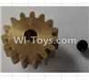 Wltoys P959 P949-26 15T Motor gear set,Wltoys P959 RC Truck Car Spare Parts Replacement Accessories,1:10 Scale 4wd P959 RC Truck parts,RC Tractor Racing car Parts