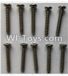 Wltoys P959 P949-29 Round Head self-tapping Screws(10pcs)-M3X18,Wltoys P959 RC Truck Car Spare Parts Replacement Accessories,1:10 Scale 4wd P959 RC Truck parts,RC Tractor Racing car Parts