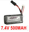 Hosim 9136 Parts-Battery Parts-7.4V 500MAH Battery(1pcs)-DJ02