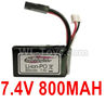 Hosim 9136 Parts-Battery-7.4V 800MAH Battery(1pcs)-DJ03