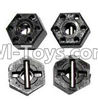 XinleHong Toys S913 9123 ZJ07 12mm Hexagonal round Adapter,12mm Hexagonal round Seat(Total 4pcs)