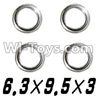 XinleHong Toys S913 9123 WJ09 Bearing-6.3x9.5x3mm-4pcs