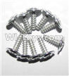 XinleHong Toys S913 9123 LS13 Round head screws with meson(M2.6x7x7)-10PCS