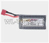 XinleHong Toys 9125 Battery,Official 7.4V 1600mah battery(1pcs) Parts-DJ02-02