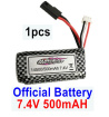 Xinlehong Toys 9130 Battery,Akku-Official 7.4V 500mah Battery(1pcs) Parts